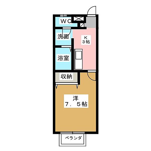 Ｅパレス22 ｜静岡県富士市石坂(賃貸アパート1K・2階・26.20㎡)の写真 その2