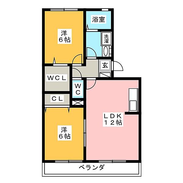 エスペランサＦ ｜静岡県富士市宮島(賃貸アパート2LDK・1階・56.30㎡)の写真 その2