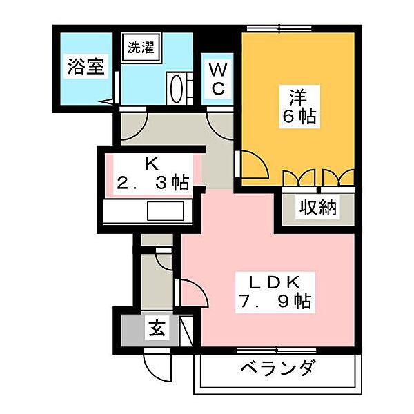 Ｅｘｉａ・Ｇ ｜静岡県富士市伝法(賃貸マンション1LDK・1階・41.32㎡)の写真 その2