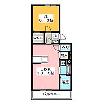 クレスト中野  ｜ 静岡県富士市中野（賃貸アパート1LDK・1階・39.74㎡） その2