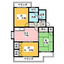 アビタシオン富士  ｜ 静岡県富士市柚木（賃貸マンション3DK・4階・55.45㎡） その2