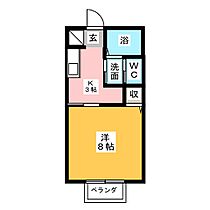 コーポ宝楽  ｜ 静岡県富士市松本（賃貸アパート1K・1階・25.92㎡） その2