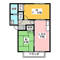 ルイポルトＡ  ｜ 静岡県富士市宮島（賃貸アパート2LDK・2階・52.84㎡） その2