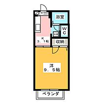 サンパティークＳ　B  ｜ 静岡県富士市水戸島１丁目（賃貸アパート1K・2階・28.21㎡） その2