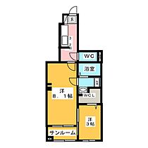 ラ・パルタージュ  ｜ 静岡県富士市伝法（賃貸アパート1K・1階・36.96㎡） その2