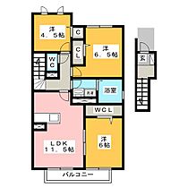 グランドゥール　アビテ  ｜ 静岡県富士市岩本（賃貸アパート3LDK・2階・71.96㎡） その2