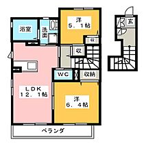 クレセオ・アマノＣ  ｜ 静岡県富士市原田（賃貸アパート2LDK・2階・61.20㎡） その2