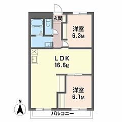 物件の間取り