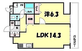 DAIWAマンション  ｜ 兵庫県神戸市中央区日暮通4丁目（賃貸マンション1LDK・8階・58.00㎡） その2