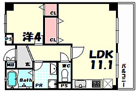 エルフラット  ｜ 兵庫県神戸市中央区宮本通4丁目（賃貸マンション1LDK・1階・38.96㎡） その2