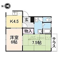 ネオクレストミツコシ 102 ｜ 滋賀県長浜市三ツ矢元町（賃貸アパート2DK・1階・41.98㎡） その2