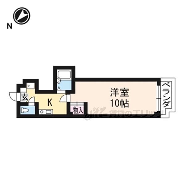 Ａｍｐｌｅｕｒ 302｜滋賀県大津市中央4丁目(賃貸マンション1K・3階・28.76㎡)の写真 その2