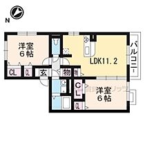 滋賀県栗東市辻（賃貸アパート2LDK・1階・54.62㎡） その2