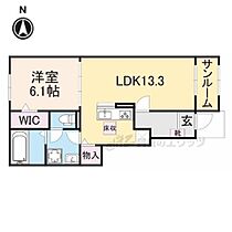 滋賀県高島市今津町舟橋2丁目（賃貸アパート1LDK・1階・48.18㎡） その2