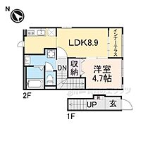 仮称）東沖野アパート新築工事 206 ｜ 滋賀県東近江市東沖野１丁目（賃貸アパート1LDK・2階・42.34㎡） その2