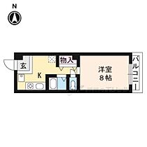 ｓｕｎｄａｎｃｅ 409 ｜ 滋賀県草津市追分2丁目（賃貸マンション1K・4階・25.20㎡） その2