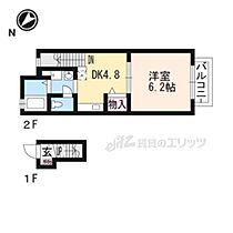 滋賀県守山市浮気町（賃貸アパート1DK・2階・28.98㎡） その2