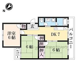 間取図画像 3DK