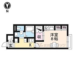 間取図画像 1K