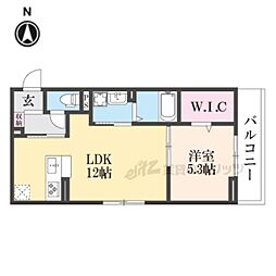 ボヌールメゾンkasuga 1LDKの間取図画像