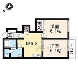 間取図画像 2DK