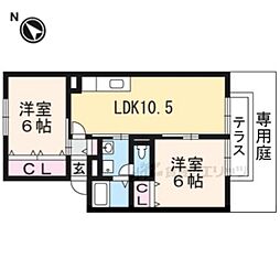 リサージュ8 2LDKの間取図画像