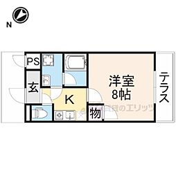 NaSu26 1Kの間取図画像