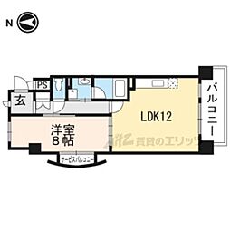 ラフィール 1LDKの間取図画像
