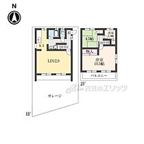 滋賀県野洲市行畑２丁目（賃貸一戸建2LDK・1階・83.08㎡） その2