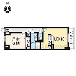 エンフォルド 1LDKの間取図画像
