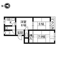 第二大北マンション 305 ｜ 京都府長岡京市友岡一丁目（賃貸マンション2LDK・3階・41.00㎡） その2