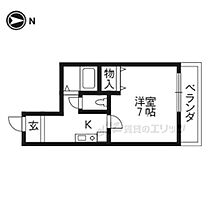 マスジビル 502 ｜ 京都府京都市伏見区新町4丁目（賃貸マンション1K・5階・23.22㎡） その2