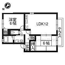 京都府相楽郡精華町祝園西（賃貸アパート2LDK・1階・53.76㎡） その2