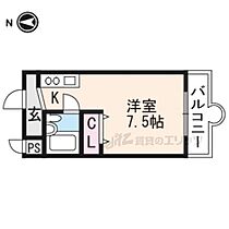 長岡プラザ 401 ｜ 京都府長岡京市長岡1丁目（賃貸マンション1R・4階・22.93㎡） その2