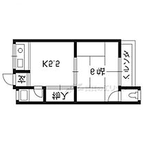 原田マンション 26 ｜ 京都府京都市伏見区向島吹田河原町（賃貸マンション1K・3階・25.19㎡） その2