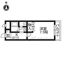 グランドソレーユ 206 ｜ 京都府京田辺市東古森（賃貸マンション1K・2階・24.75㎡） その2