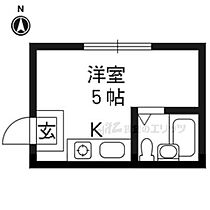 ハイツ阪本 201 ｜ 京都府京都市伏見区深草直違橋片町（賃貸マンション1R・2階・16.00㎡） その2