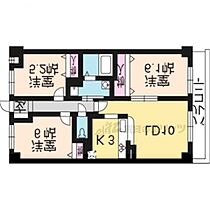 京都府京都市伏見区桃山町遠山（賃貸マンション3LDK・2階・66.15㎡） その2