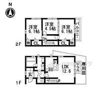 京都府京都市伏見区下鳥羽城ノ越町（賃貸テラスハウス3LDK・1階・74.02㎡） その2