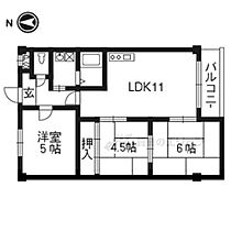 Ｃｏｕｒｔ　ｆｌａｔｓＴＡＮＡＢＥ2号棟 201 ｜ 京都府京田辺市田辺中央２丁目（賃貸マンション3LDK・2階・60.01㎡） その2