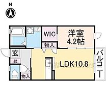 京都府木津川市木津雲村（賃貸アパート1LDK・2階・40.30㎡） その2