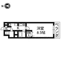 フィップロード 102 ｜ 京都府長岡京市長岡一丁目（賃貸マンション1K・1階・25.55㎡） その2