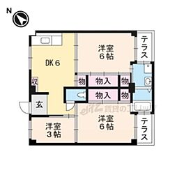 🉐敷金礼金0円！🉐近鉄京都線 久津川駅 徒歩9分