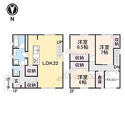 上植野町北小路6-6貸家
