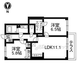 🉐敷金礼金0円！🉐近鉄京都線 木津川台駅 バス20分 州見橋東下...