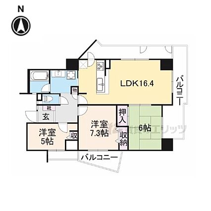ローレルスクエア木津川台第2期14番館_間取り_0