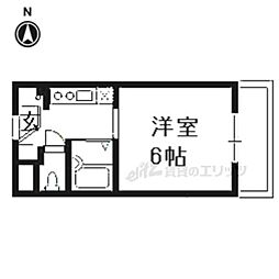 ネオレジデンス 1Kの間取図画像