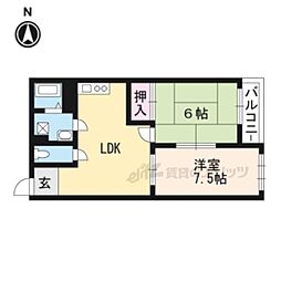 グリーンヒルズ・小野 2LDKの間取図画像