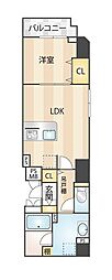 DolceVita浅草橋 1LDKの間取図画像