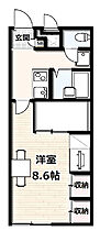 レオパレスコスミック 205 ｜ 京都府八幡市橋本西刈又（賃貸アパート1K・2階・23.18㎡） その1